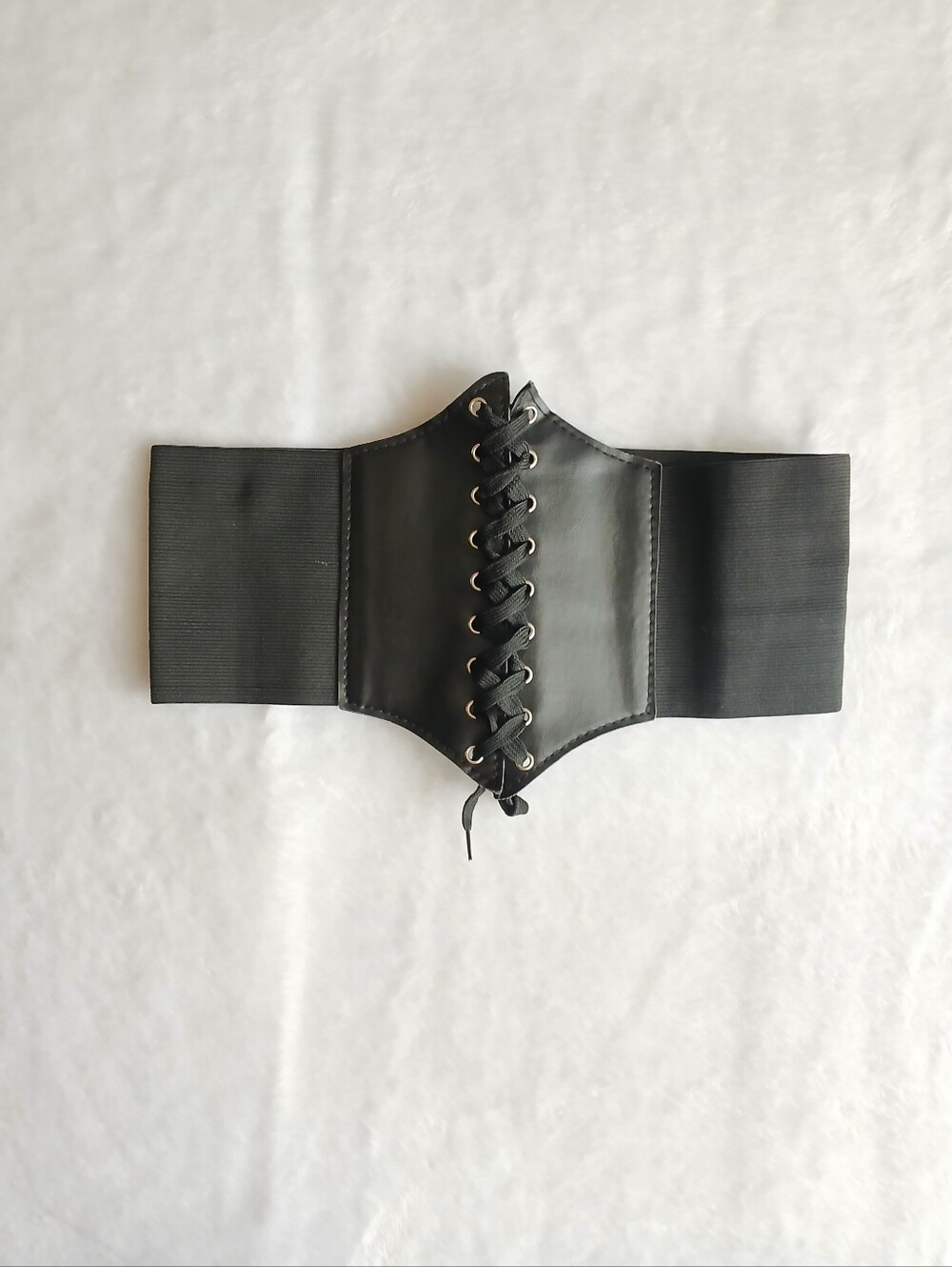 Woman's Stretched Corset Belt S sm/med with Hook And Loop closure.